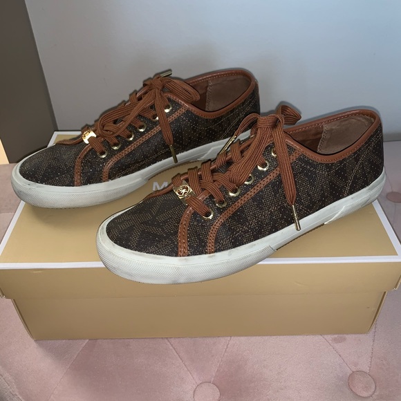 Michael Kors Brown Boerum Sneakers Us 8 